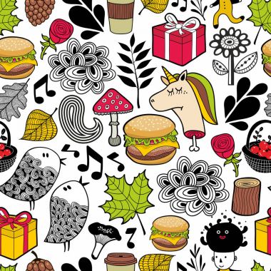 Ölü tek boynuzlu atlar ile Seamless Modeli