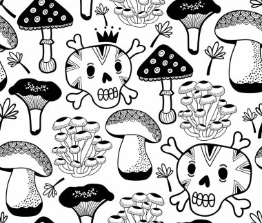 Kafatasları ile kusursuz desen