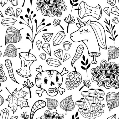 Kafatasları ile kusursuz desen