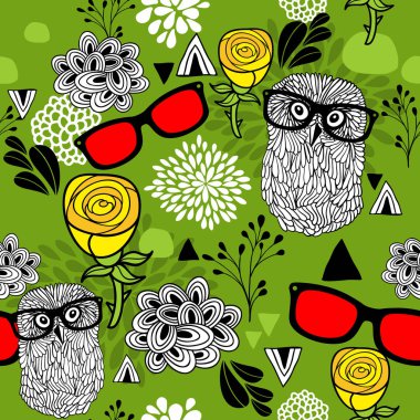 Yaz veya bahar seamless modeli 