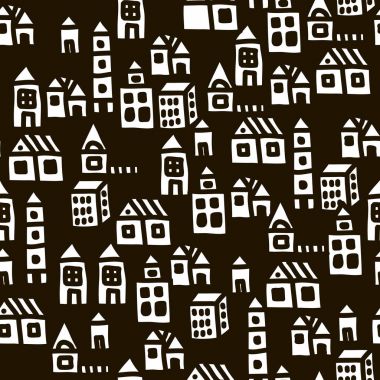 Gece şehir sorunsuz kentsel arka plan. 