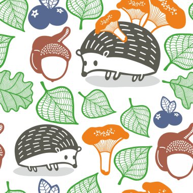 Vahşi hayvanlar ile desen