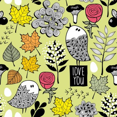 Romantik sonbahar desen 