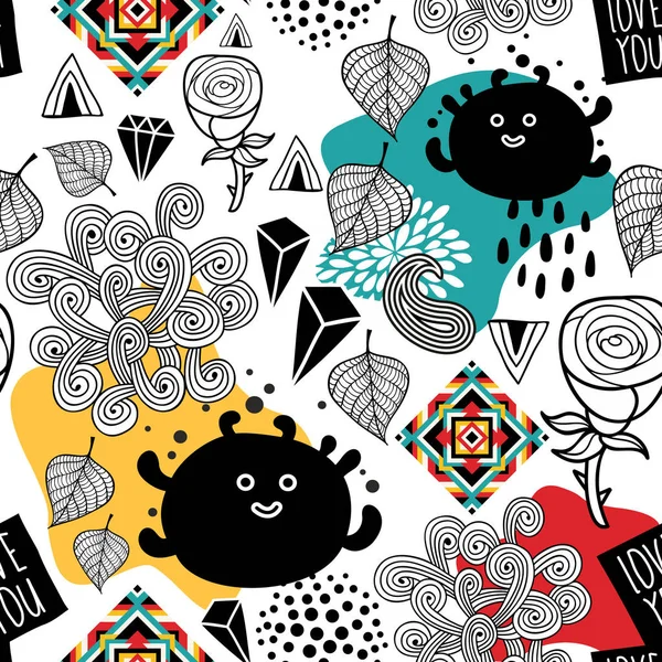 Sevimli Canavarlar ile sonsuz desen