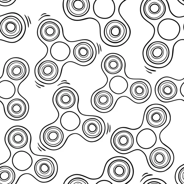 Spinners modèle sans couture — Image vectorielle