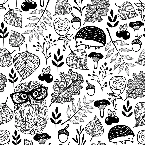  desen ile orman bitki ve hayvan.