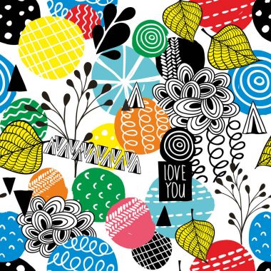 Sonbahar yapraklı pürüzsüz desen 