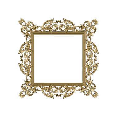 Kare şeklinin sanat çerçevesi