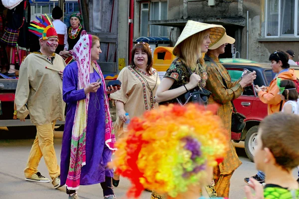 Traditionele carnaval in Gabrovo, Bulgarije. — Stockfoto