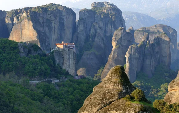 Přírodní úkaz Meteora, Řecko. — Stock fotografie