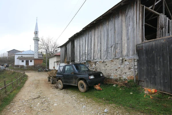 Un pequeño pueblo musulmán en Rhodope, Bulgaria . —  Fotos de Stock