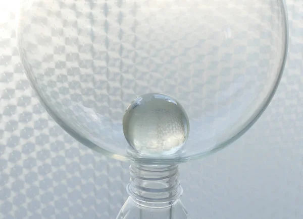 抽象的なガラス ガラス球 — ストック写真