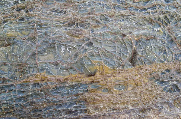 Color Roca Cerca Formas Naturales Estructura Piedra Fondo Textura — Foto de Stock