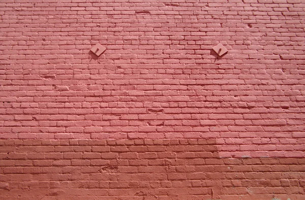 Muro Rojo Ladrillo Textura Fondo Construcción —  Fotos de Stock