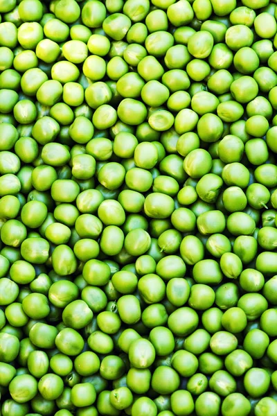 Grüne Erbsen Hintergrund Nahaufnahme Ansicht — Stockfoto