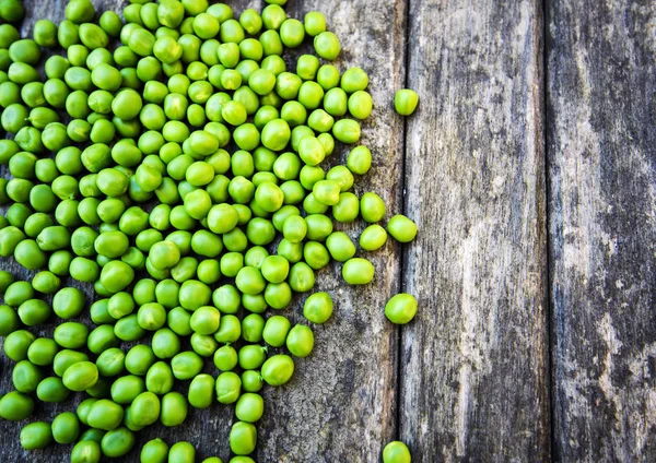 Grüne Erbsen Hintergrund Nahaufnahme Ansicht — Stockfoto