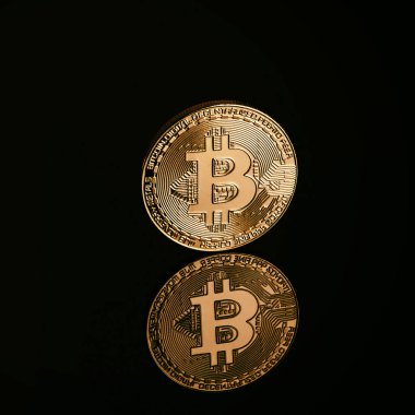 Bitcoin. cryptocurrency arka plan