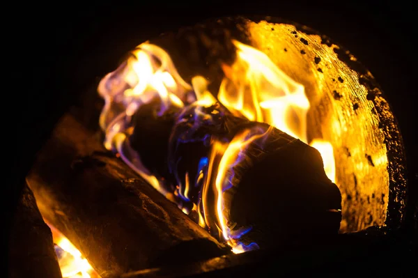 Wood Fuel Boiler Background — Stock Photo, Image