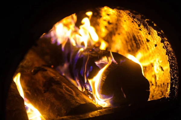 Hout Brandstof Ketel Achtergrond — Stockfoto