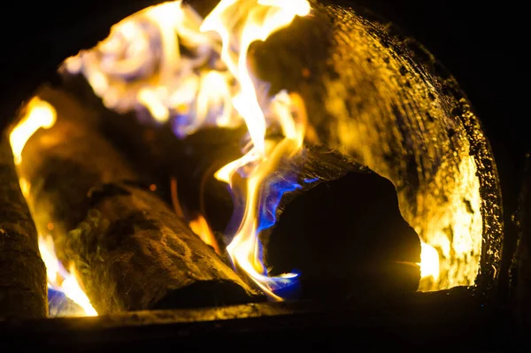 Ketel Bahan Bakar Kayu Latar Belakang — Stok Foto