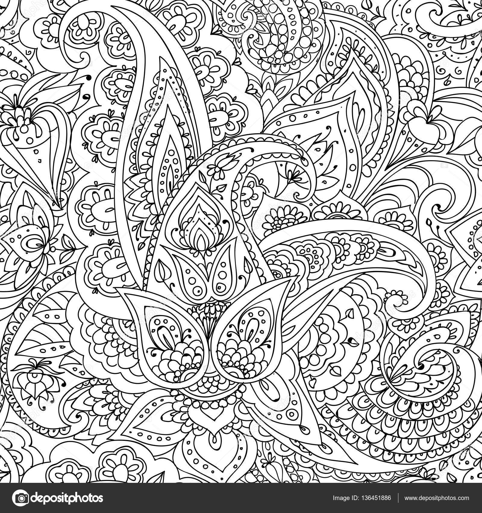Paisley Drawing Patterns Seamless Pattern Of Paisley Stock Vector C Alfaolga 136451886 Explore your creativity to fill your paisley with unique patterns and designs. https depositphotos com 136451886 stock illustration seamless pattern of paisley html