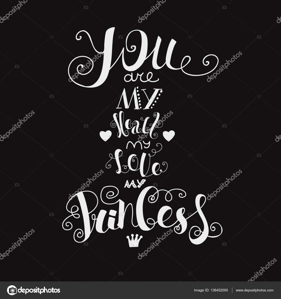 You Are My Heart My Love My Princess Vector Image By C Alfaolga Vector Stock You Are My Heart My Love My Princess Vector Image By C Alfaolga Vector Stock