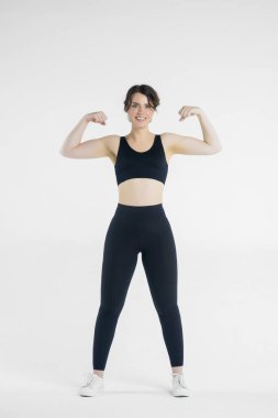 güzel kız Fitness yapıyor