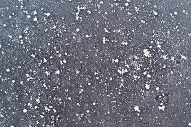 Karda donmuş demir duvar dokusu