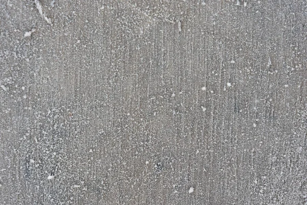 Texture Fer Mur Gelé Dans Neige — Photo