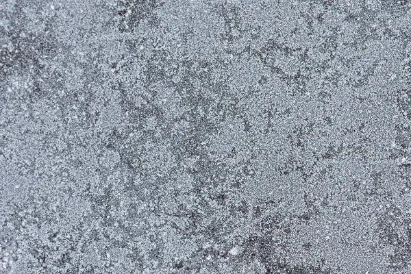 Texture Fer Mur Gelé Dans Neige — Photo