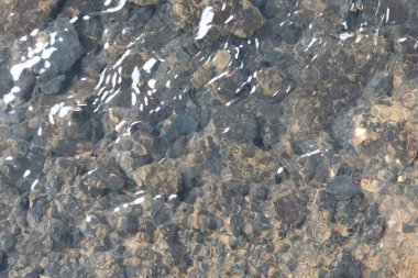 Dalgalı karanlık su dokusu