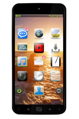 Modern cep telefonu 3d render