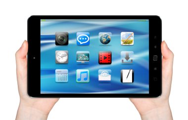 El ile hareket eden telefon 3d render