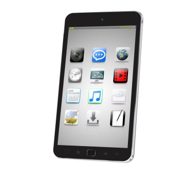 Modern cep telefonu 3d render