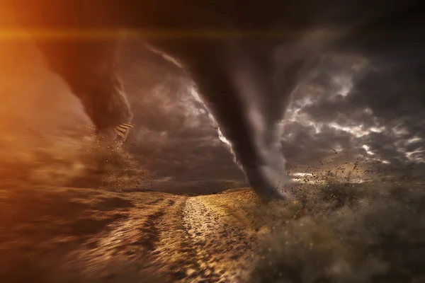 Duże Tornado katastrofy — Zdjęcie stockowe
