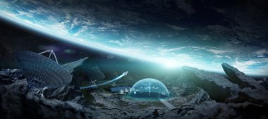 Gözlem istasyonu Nasa tarafından döşenmiş bu görüntü alanı elemanları