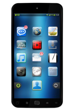 Modern cep telefonu 3d render