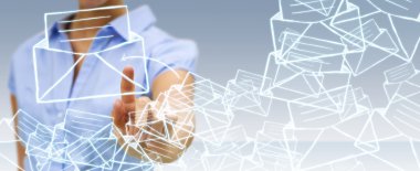 İşkadını dokunmadan el yazması parmağıyla kişi simgesi