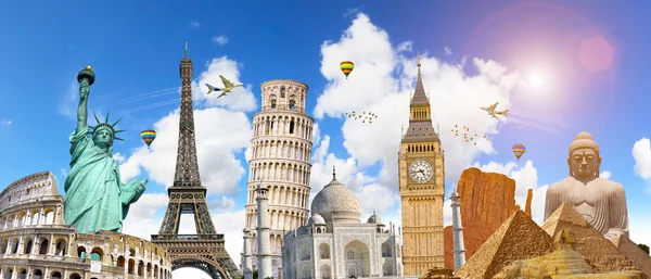 Famous landmarks of the world — Stock Photo, Image