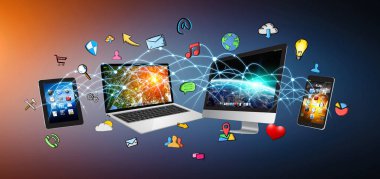 Teknik cihazlar ve simgeler uygulamaları