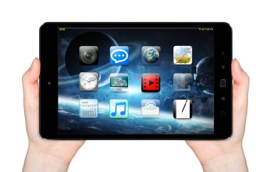 El ile hareket eden telefon 3d render