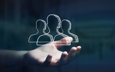 İşkadını el çekilmiş sosyal ağ kullanma