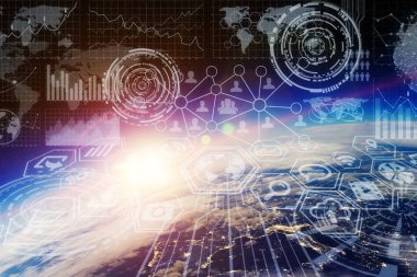 Dünyada küresel ağ ve veri değişim