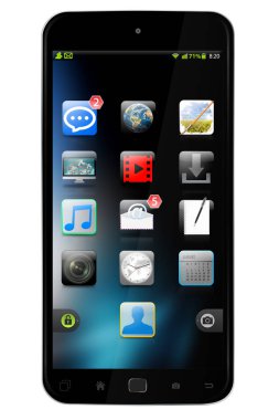 Modern cep telefonu 3d render