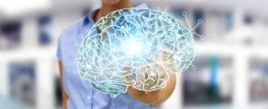 X-ışını insan beyni ile parmağını dokunmadan işkadını