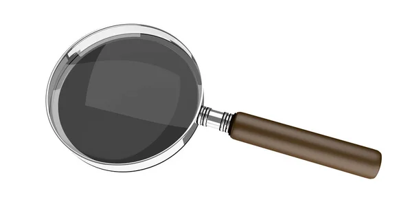 3D rendering magnifying glass — Stock Photo, Image