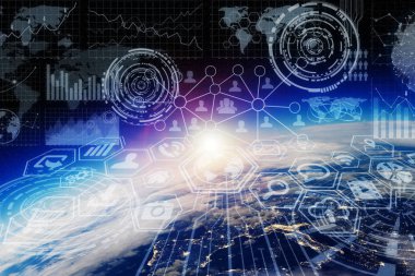 Dünyada küresel ağ ve veri değişim