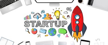 Office arka plan simgeleri metinle çizilmiş başlangıç el