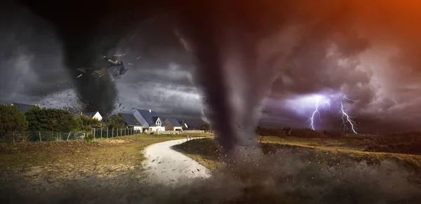 Gran desastre de Tornado —  Fotos de Stock