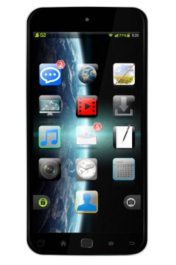 Modern cep telefonu 3d render